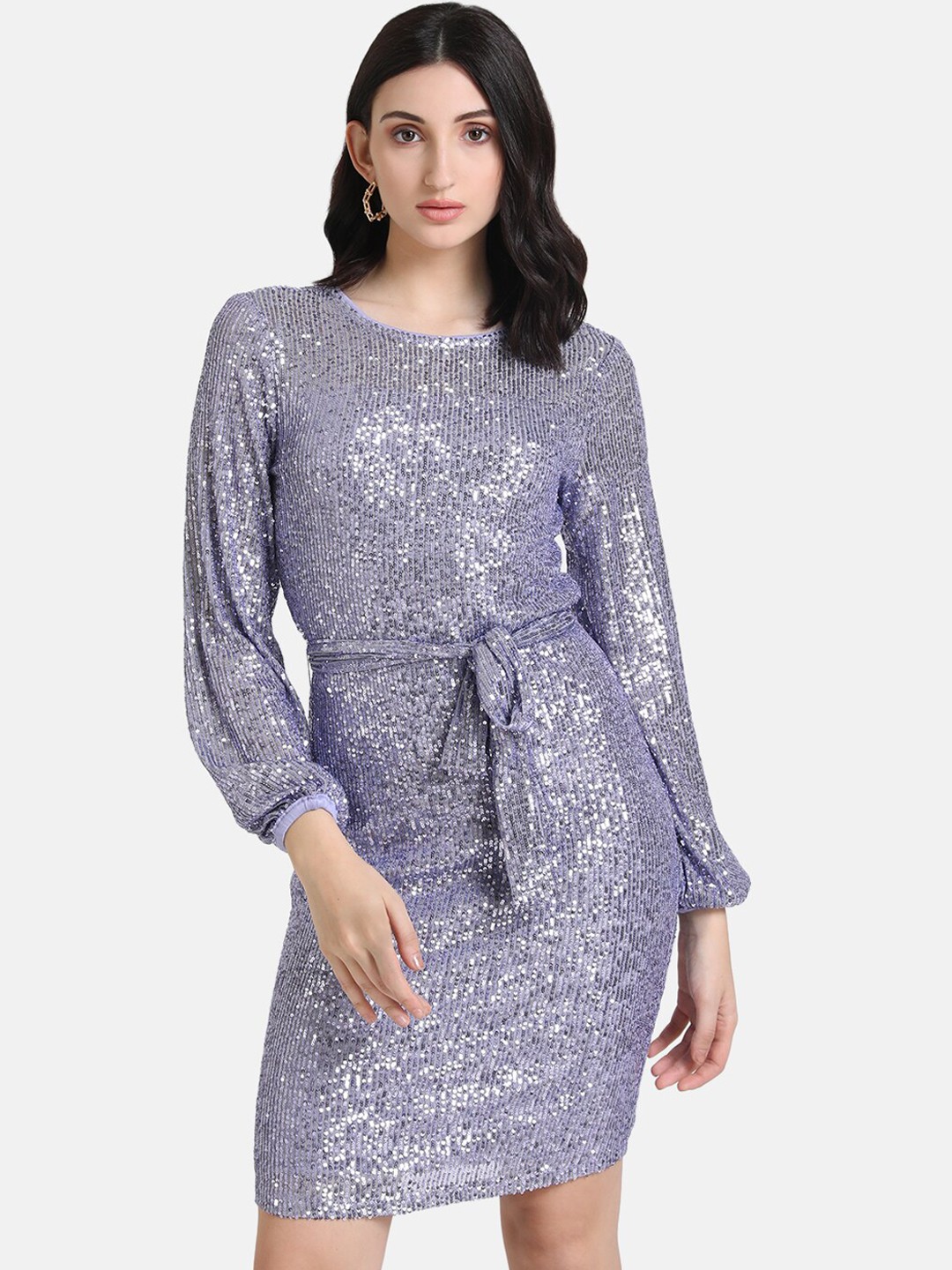 

Kazo Purple Sheath Dress