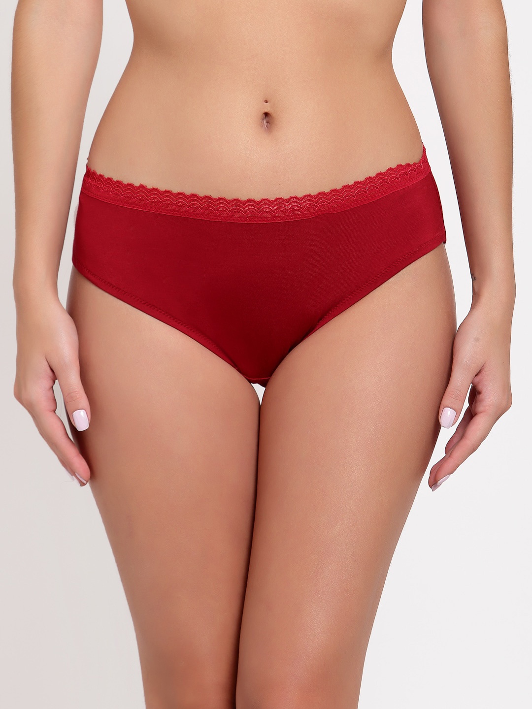 

Prag & Co Women Maroon Solid Hipster Briefs AP2003MSM