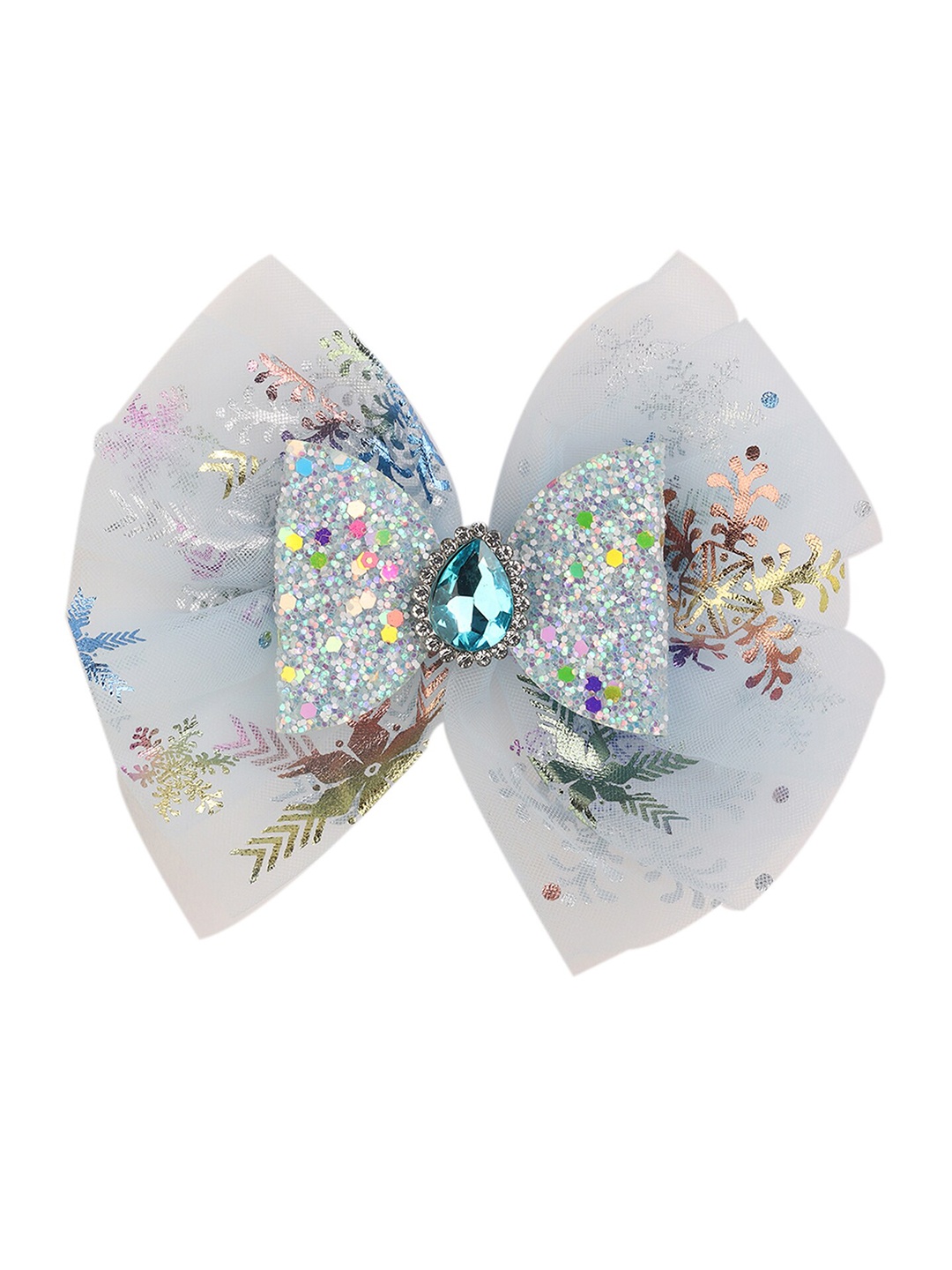 

Yellow Bee Girls Blue & Green Alligator Hair Clip