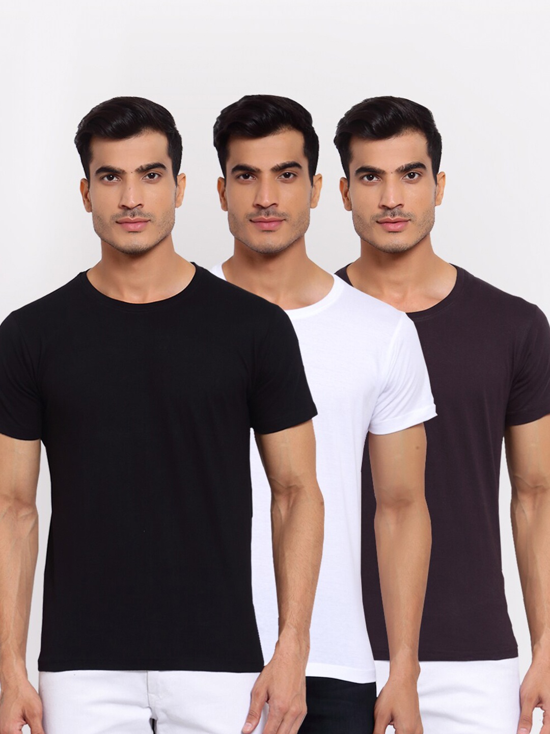 

FERANOID Men Black 3 Pockets T-shirt