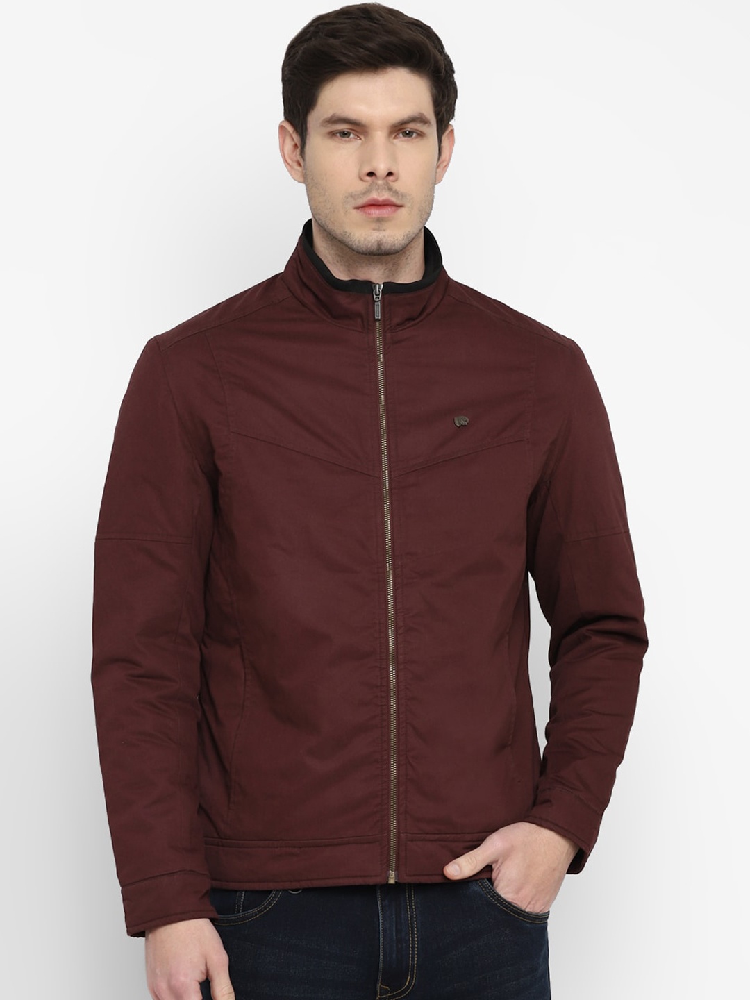 

Red Chief Men Maroon Water Resistant Tailored Jacket