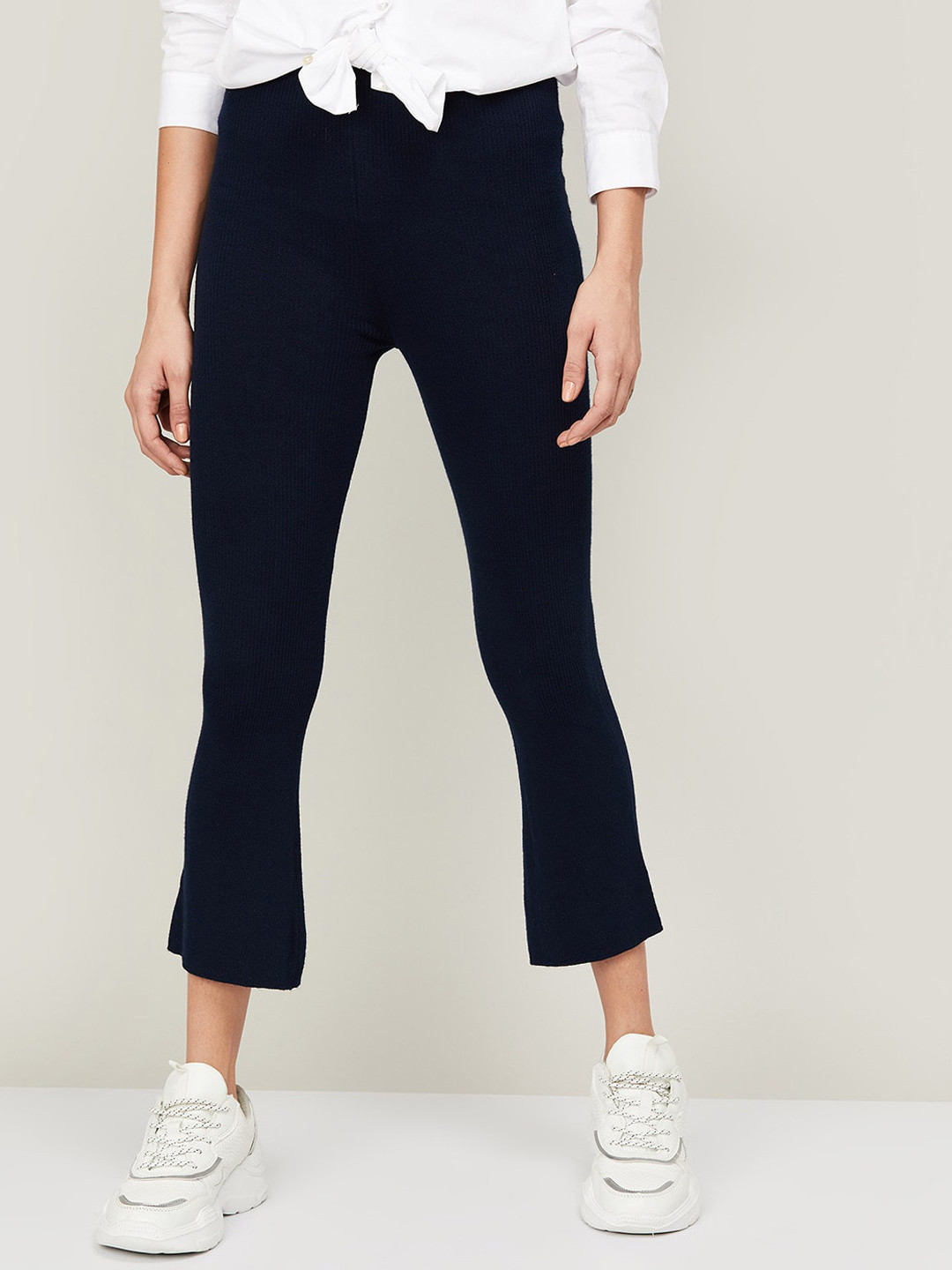 

CODE by Lifestyle Women Navy Blue Trousers