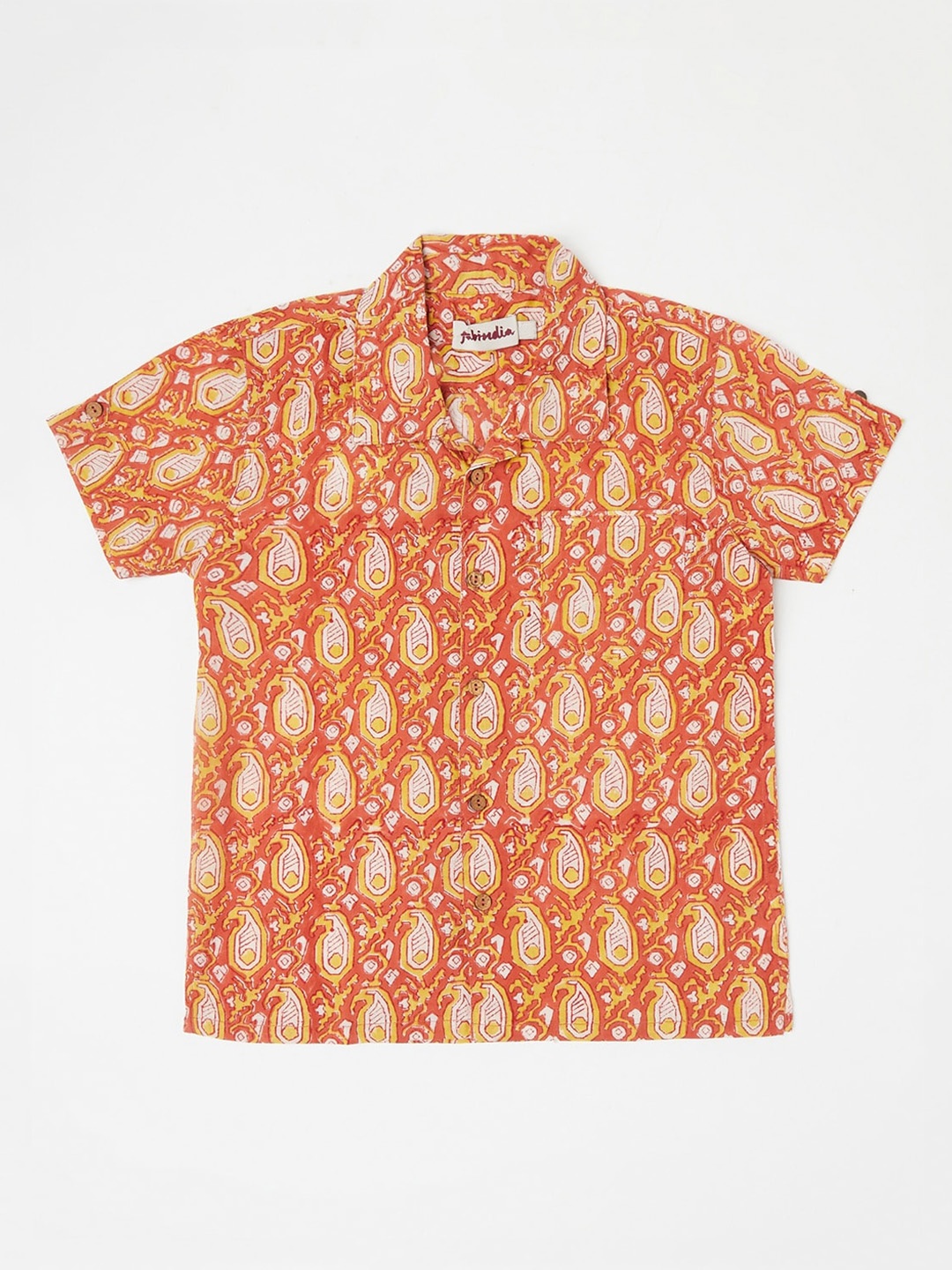 

Fabindia Boys Red Shirt