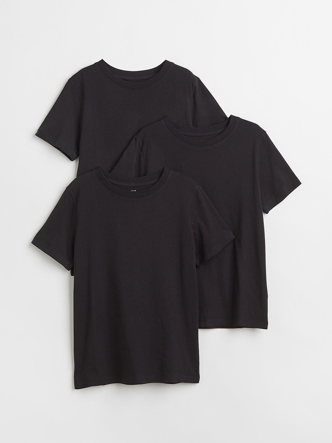 

H&M Boys Black 3-Pack T-shirts
