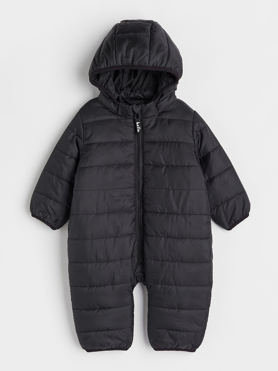 

H&M Girls Black Padded All-In-One Suit