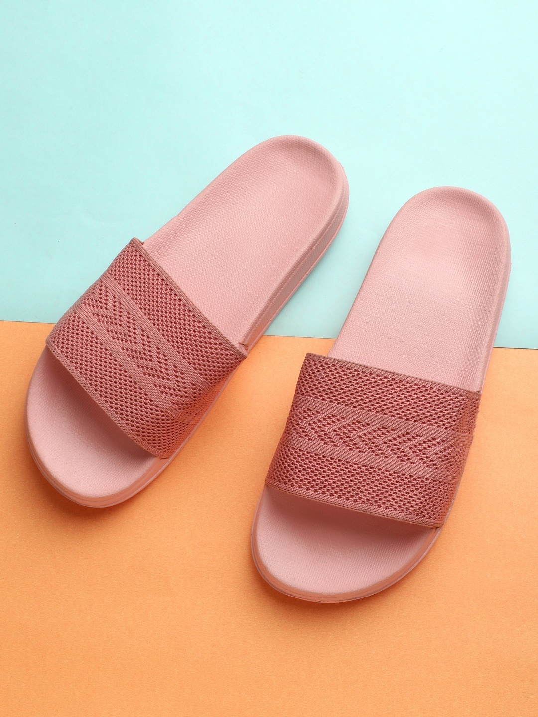 

Pampy Angel Women Pink Textured Sliders