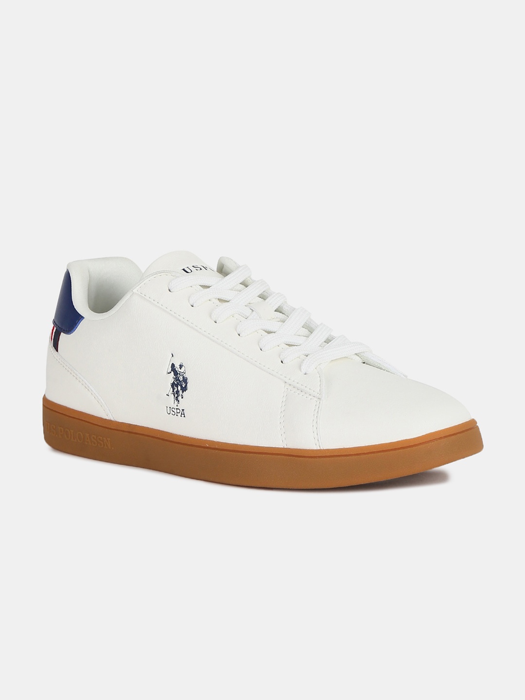 

U.S. Polo Assn. Men Rheece Retro Court Sneakers, Off white