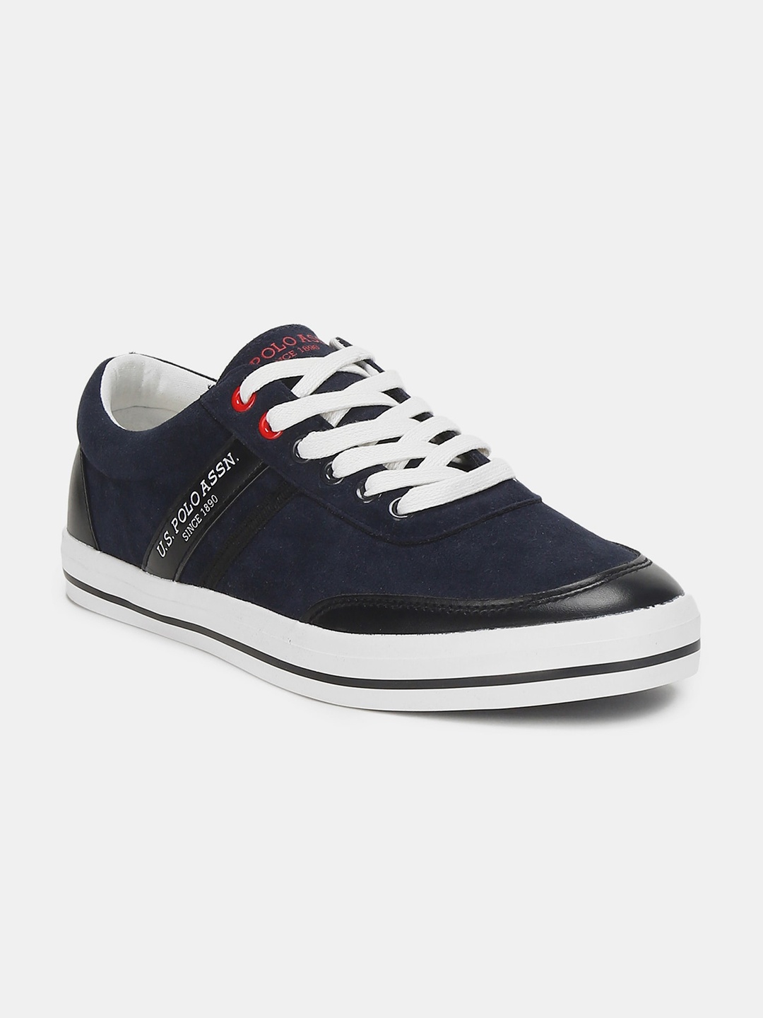 

U.S. Polo Assn. Men Navy Blue PU Sneakers