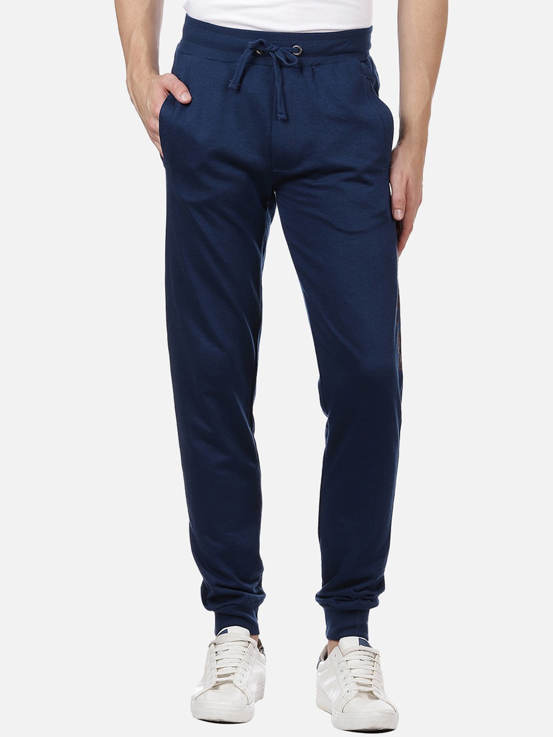 

Free Authority Men Navy Blue Superman Printed Joggers