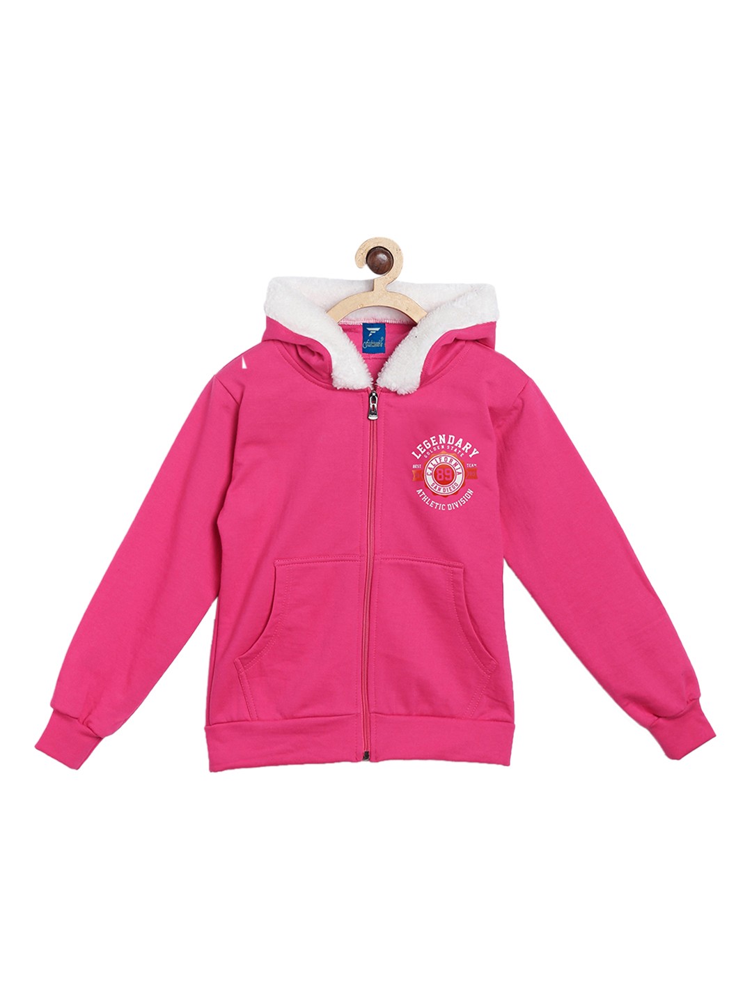 

Fashionable Boys Pink Hooded Sweatshirt
