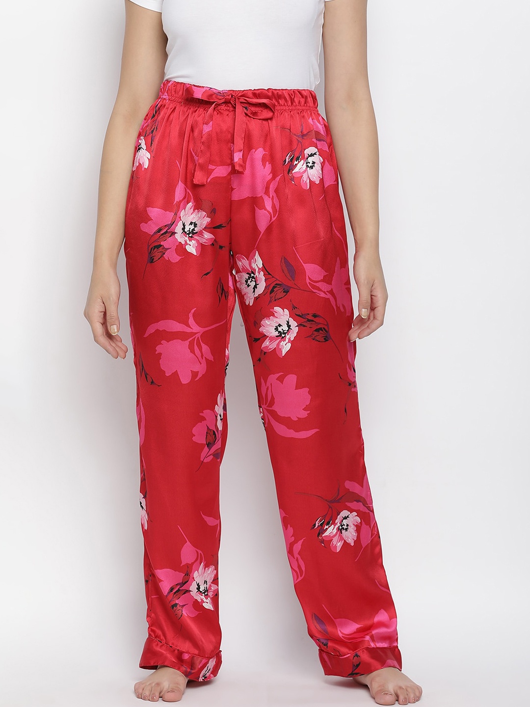 

Oxolloxo Women Red Printed Lounge Pant