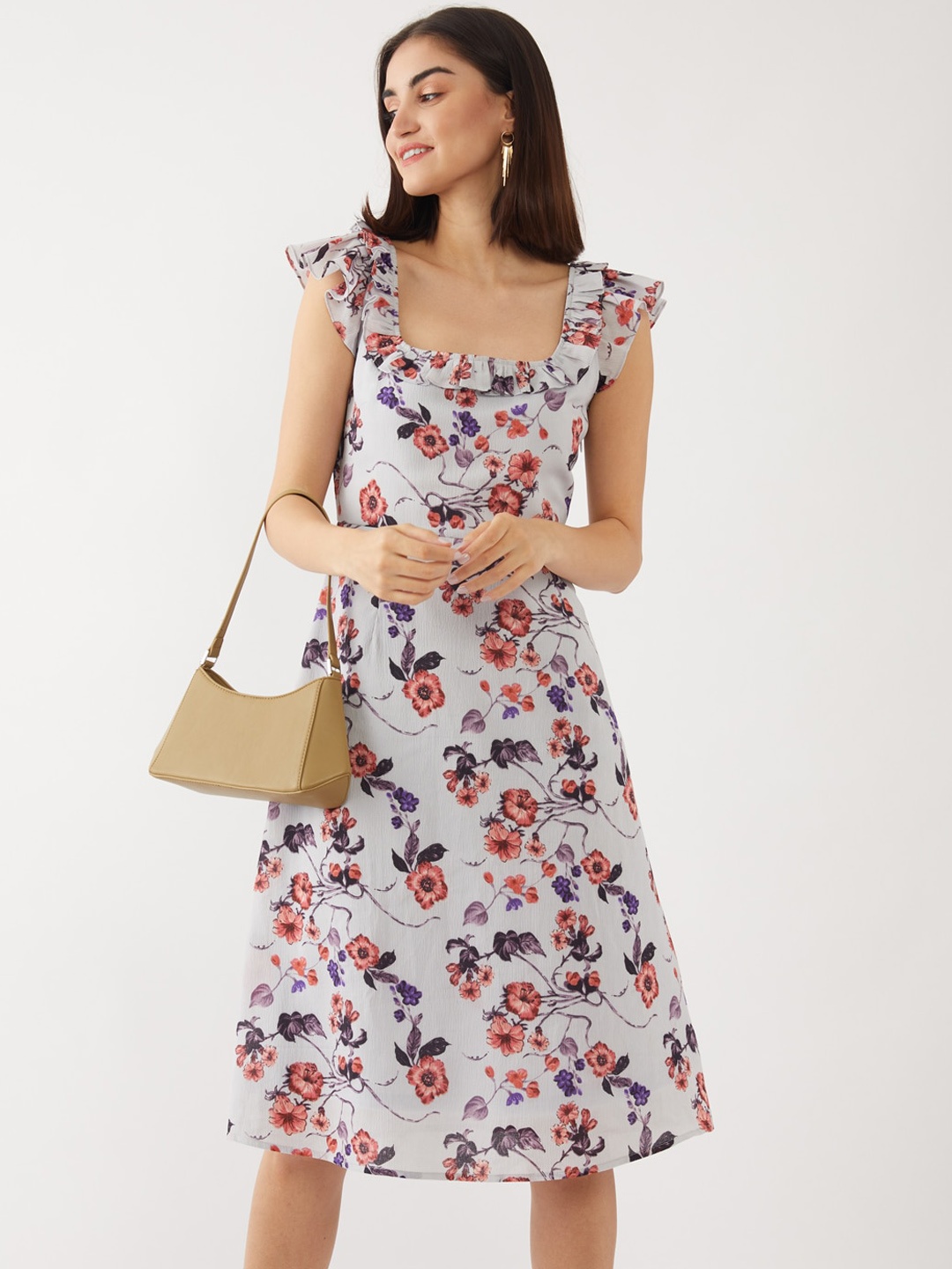 

Zink London Blue Floral Dress