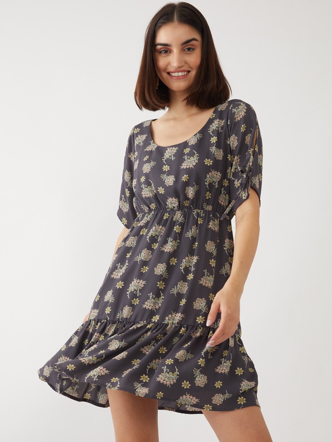 

Zink London Grey Floral Dress