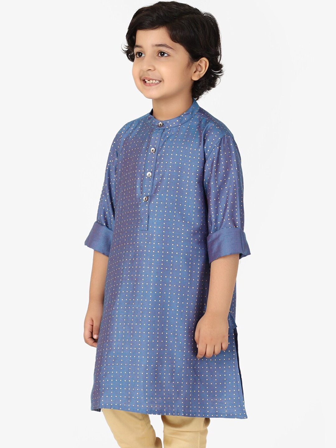 

Fabindia Boys Blue Kurta