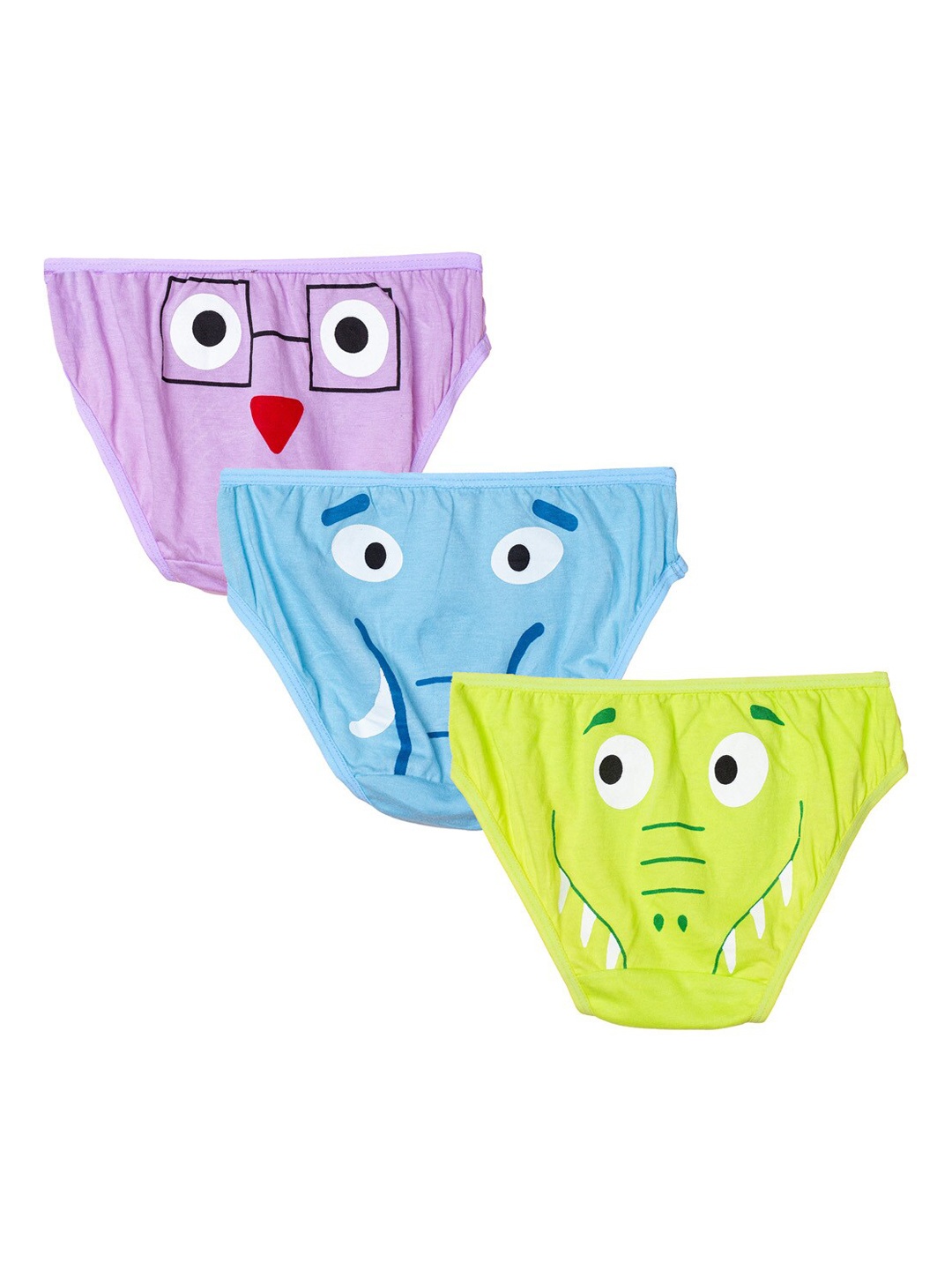 

You Got Plan B Girls Pack Of 3 Pure Cotton Basic Briefs, Lavender