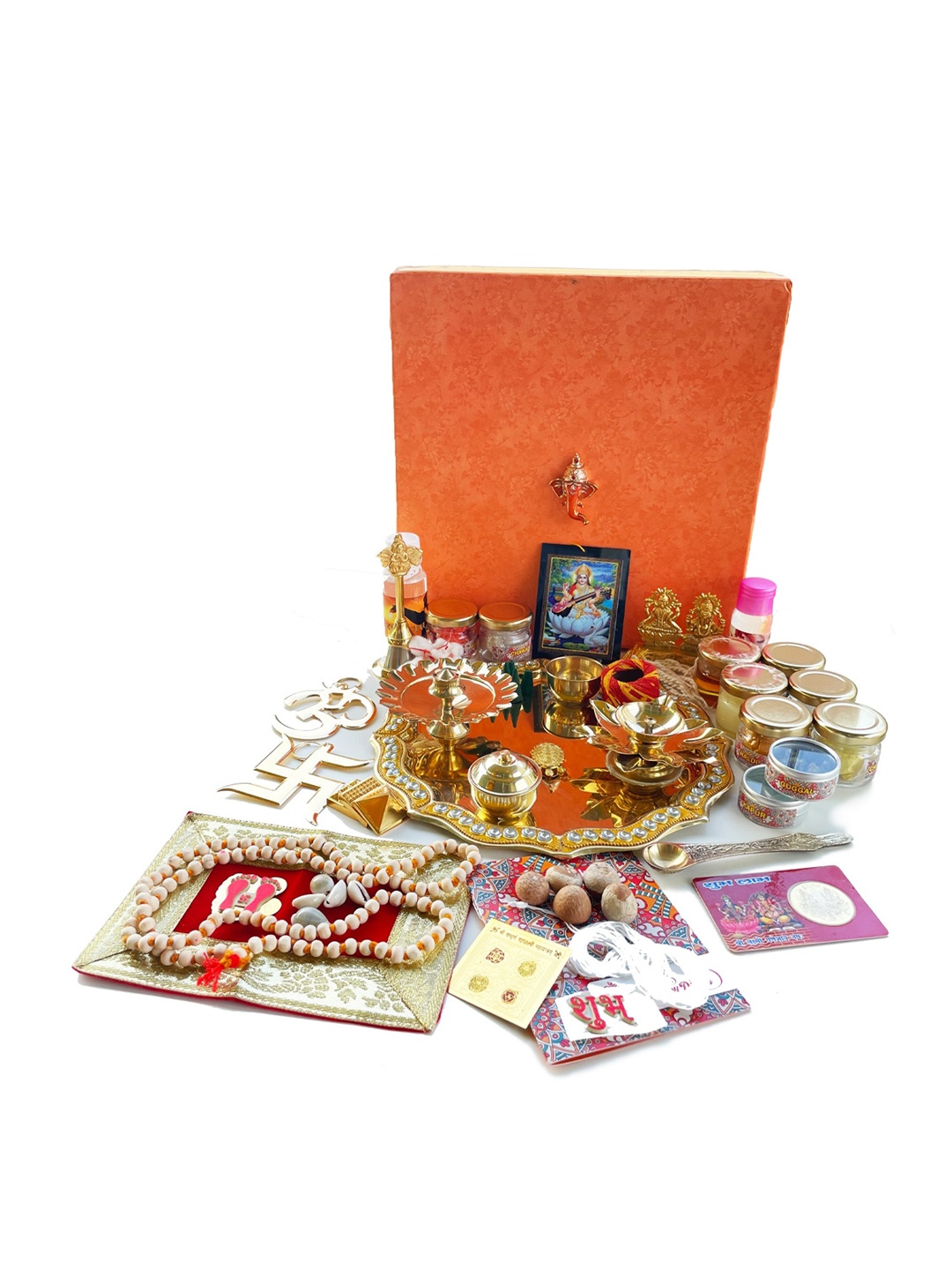 

happywagon Orange Puja Box