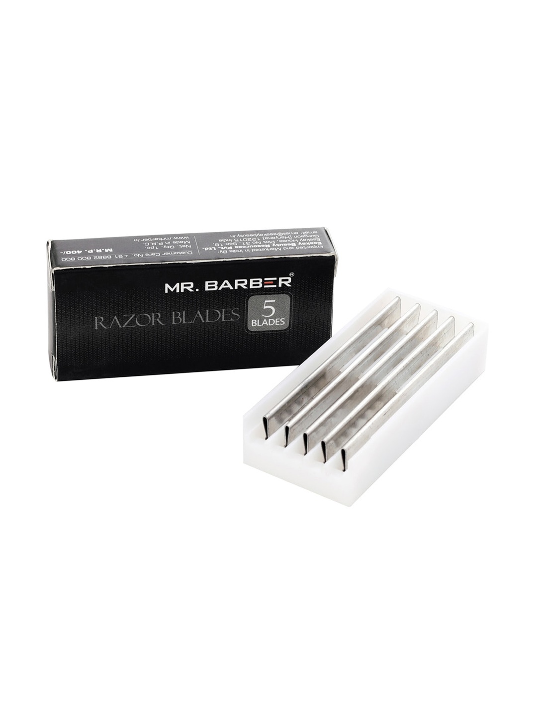 

Mr.Barber Professional Razor Blade - MB-RZB, Silver