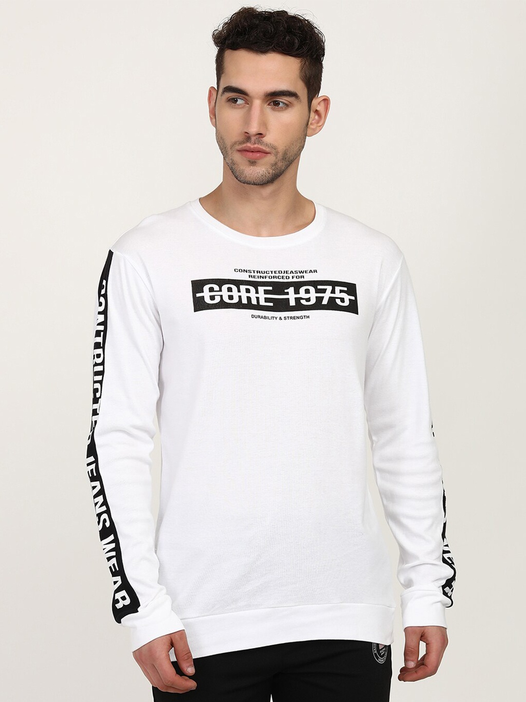 

V2 Value & Variety Men White Typography Printed T-shirt