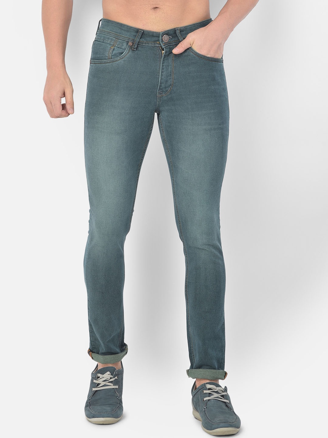 

Richlook Men Blue Slim Fit Light Fade Stretchable Jeans