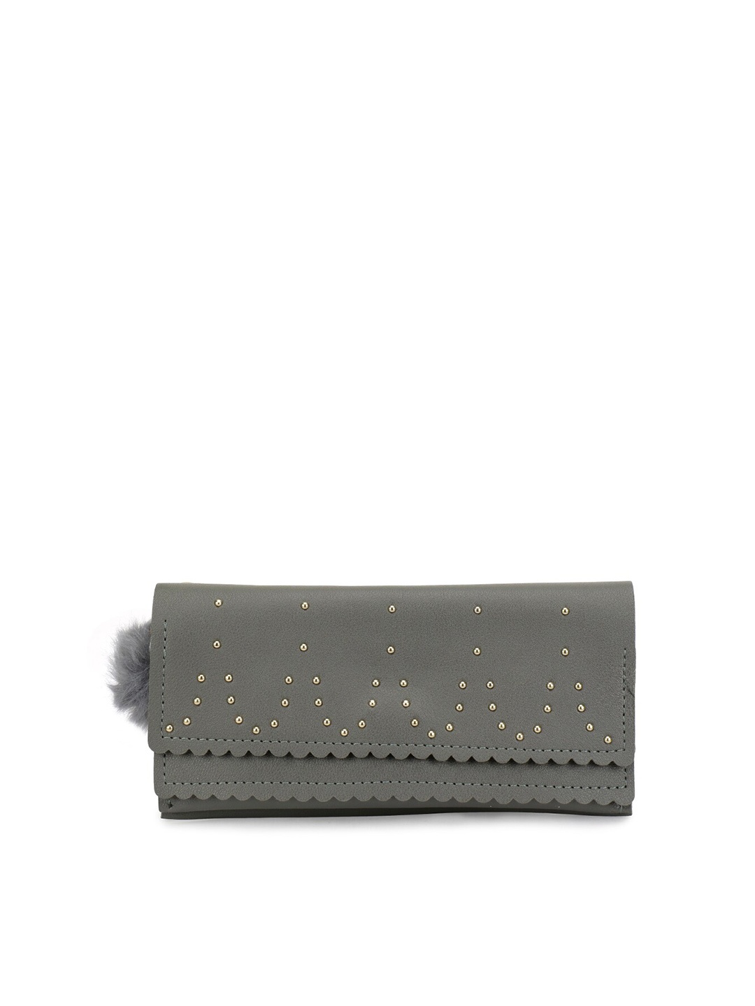 

ZEVORA Women Grey Envelope Wallet