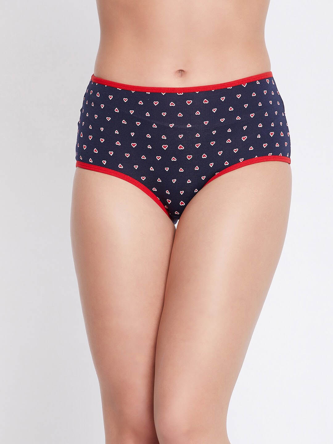 

Clovia Women Blue & Red Printed Cotton Hipster Briefs PN3221U083XL