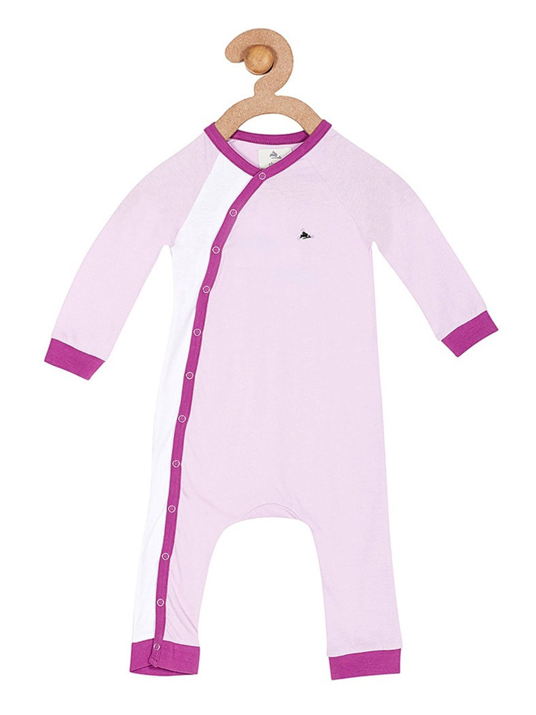 

Cherry Crumble Kids Boys Pink Soft Pure Cotton Java Plum Bodysuit