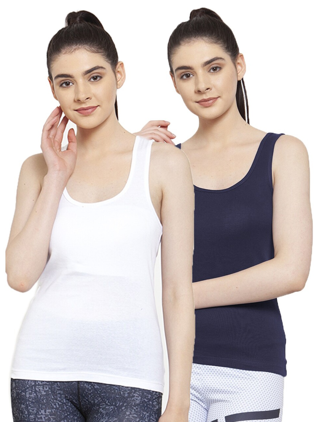 

Friskers White Pack of 2 Tank Top