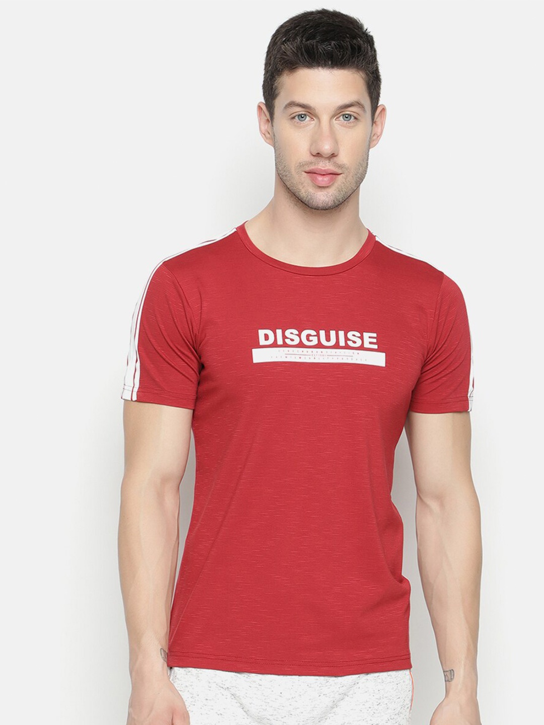 

V2 Value & Variety Men Maroon Typography Printed T-shirt