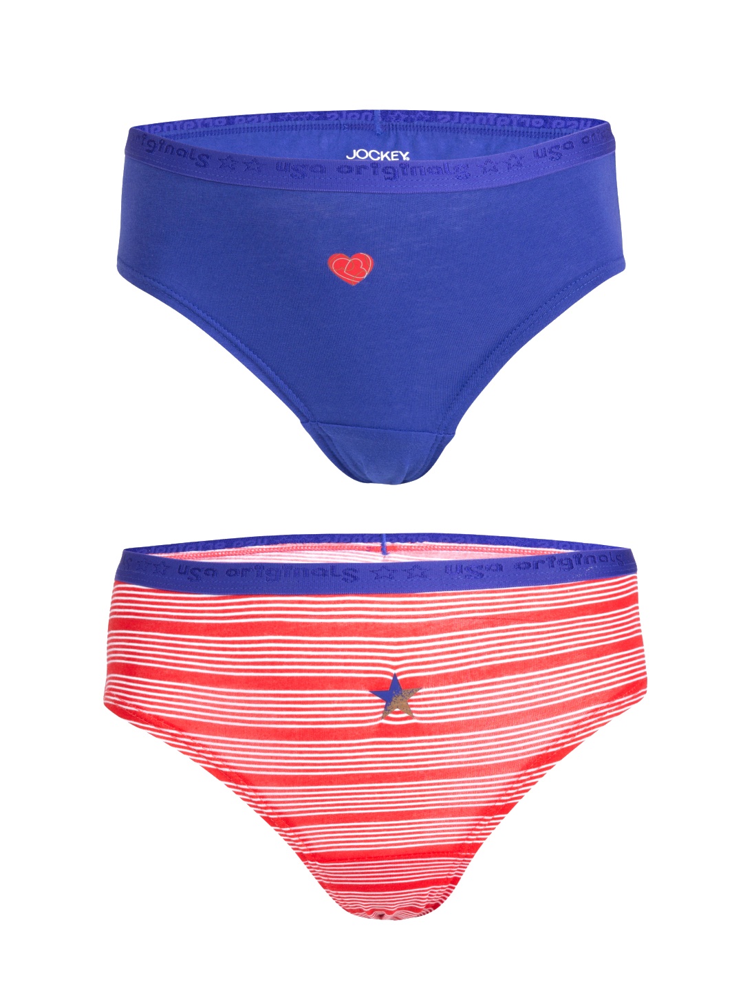 

Jockey Girls Pack of 2 Assorted Bikini Briefs UG51-0205-ASSTD