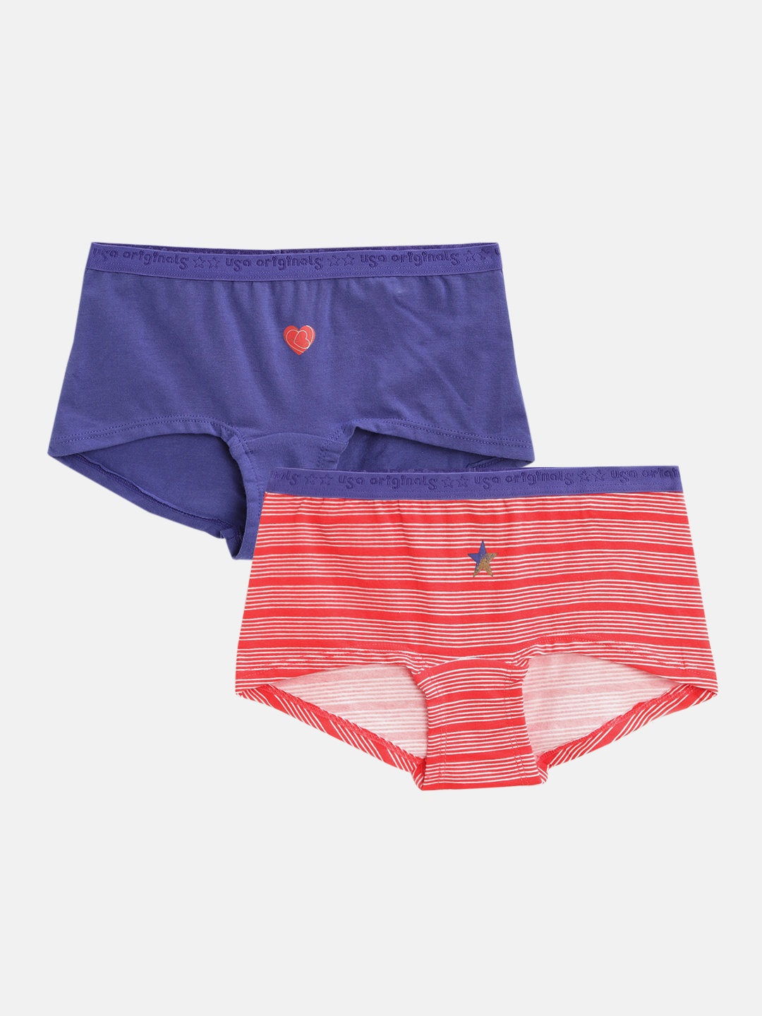 

Jockey Girls Pack of 2 Assorted Hipster Briefs
