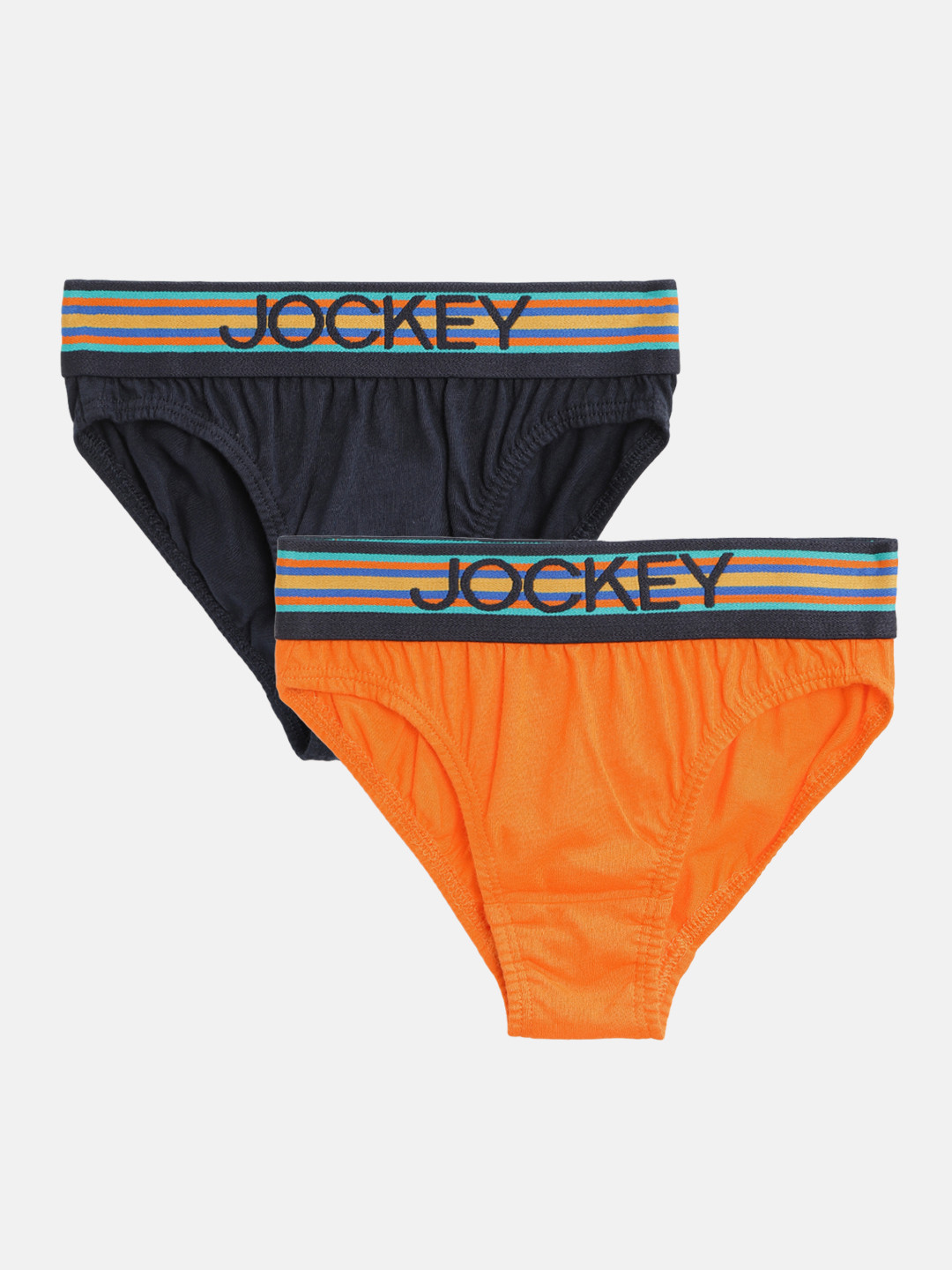 

Jockey Boys Pack of 2 Assorted Cotton Basic Briefs