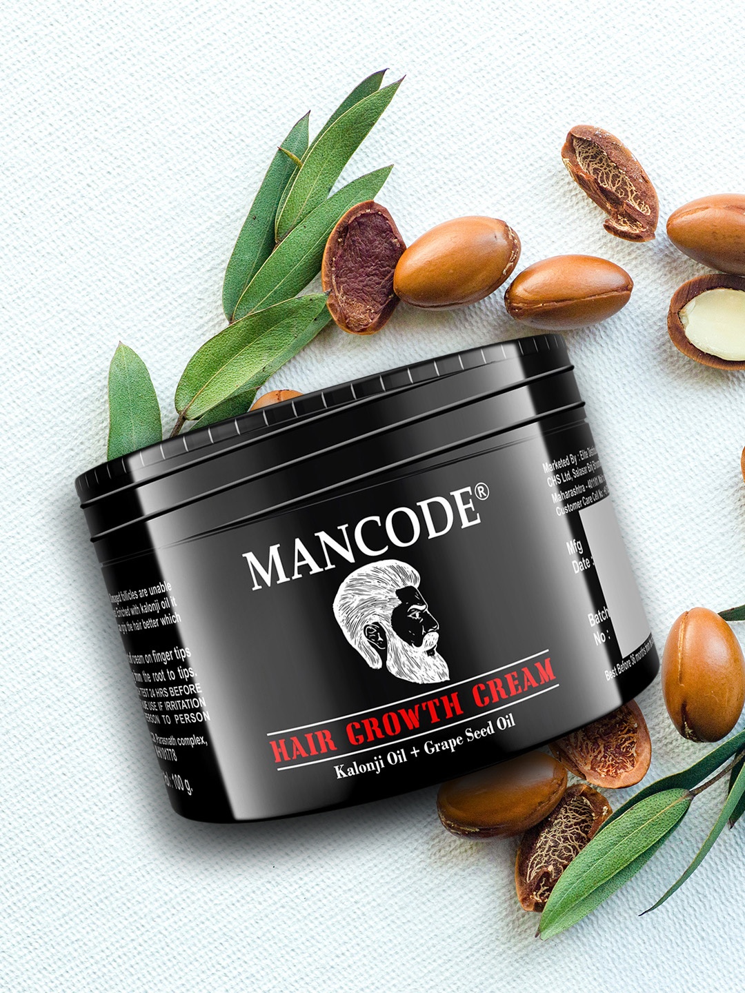 

Mancode Men Hair Growth Cream, 100gm, Black