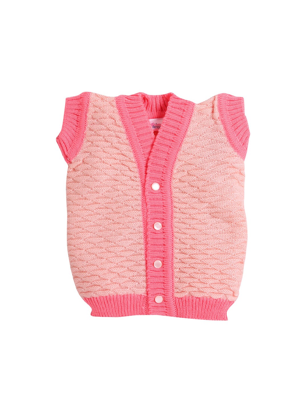 

Little Angels Infant Girls Pink Cable Knit Acrylic Cardigan