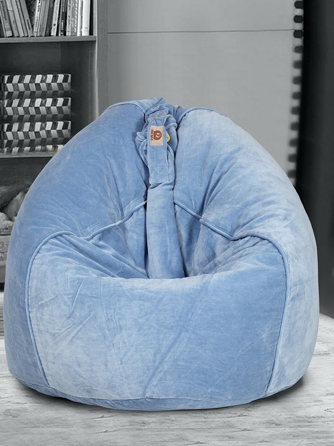 

REME Blue Solid Bean Bag Cover