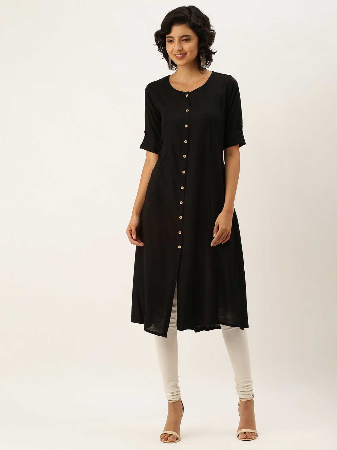 

ZOLA Women Black Kurta