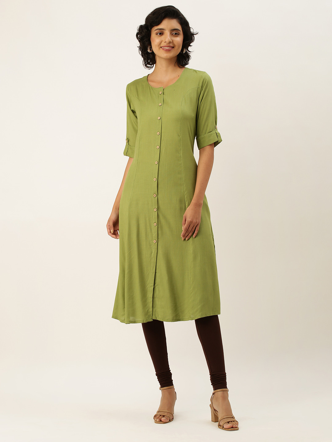 

ZOLA Women Green Kurta
