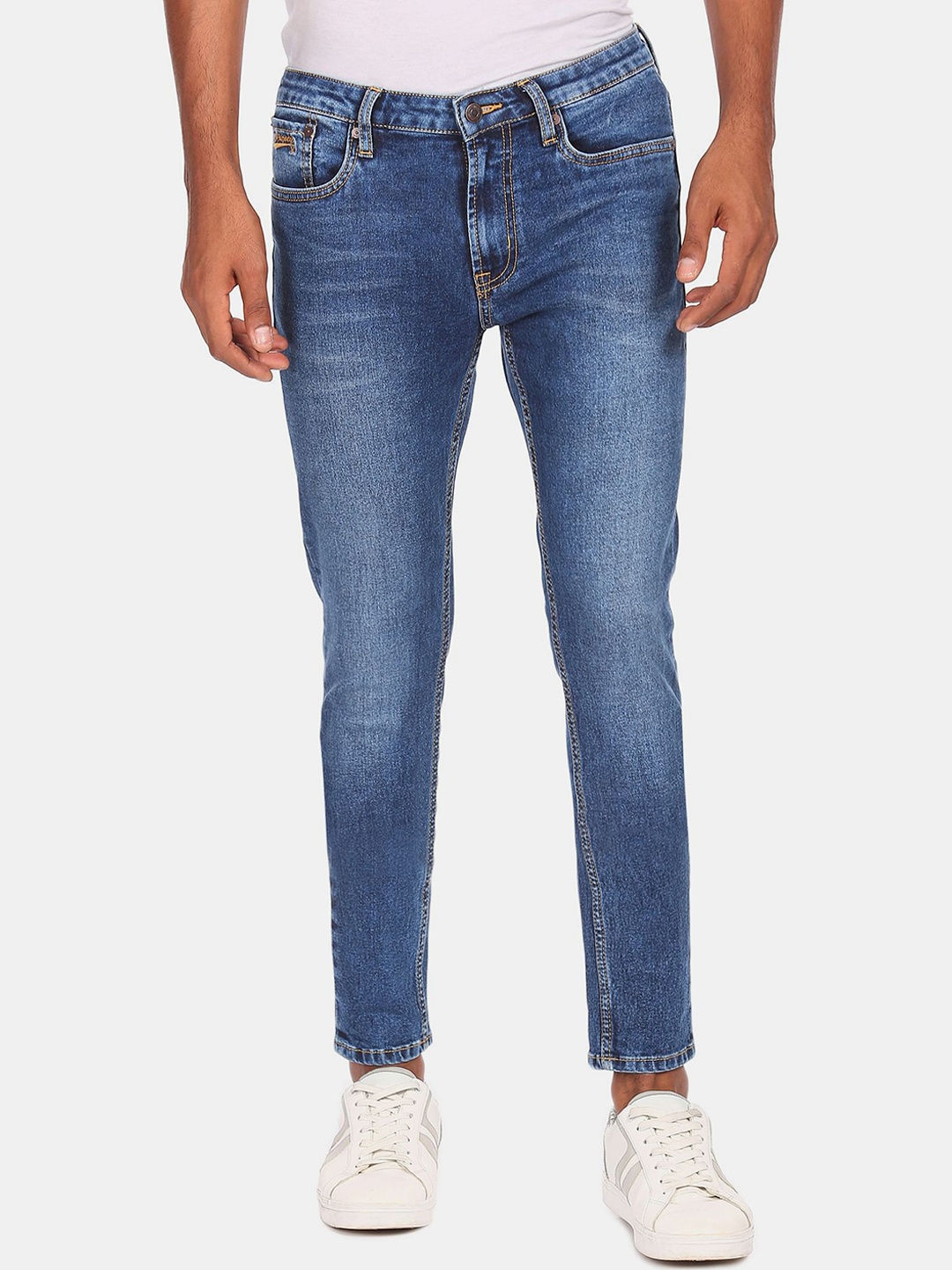 

Aeropostale Men Blue Super Skinny Fit Heavy Fade Jeans
