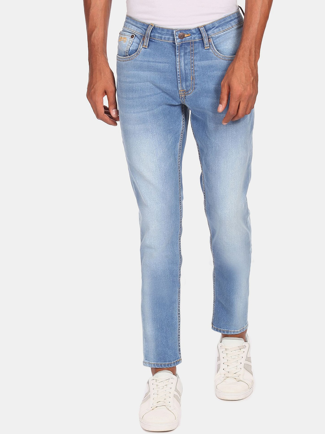

Aeropostale Men Blue Super Skinny Fit Heavy Fade Jeans