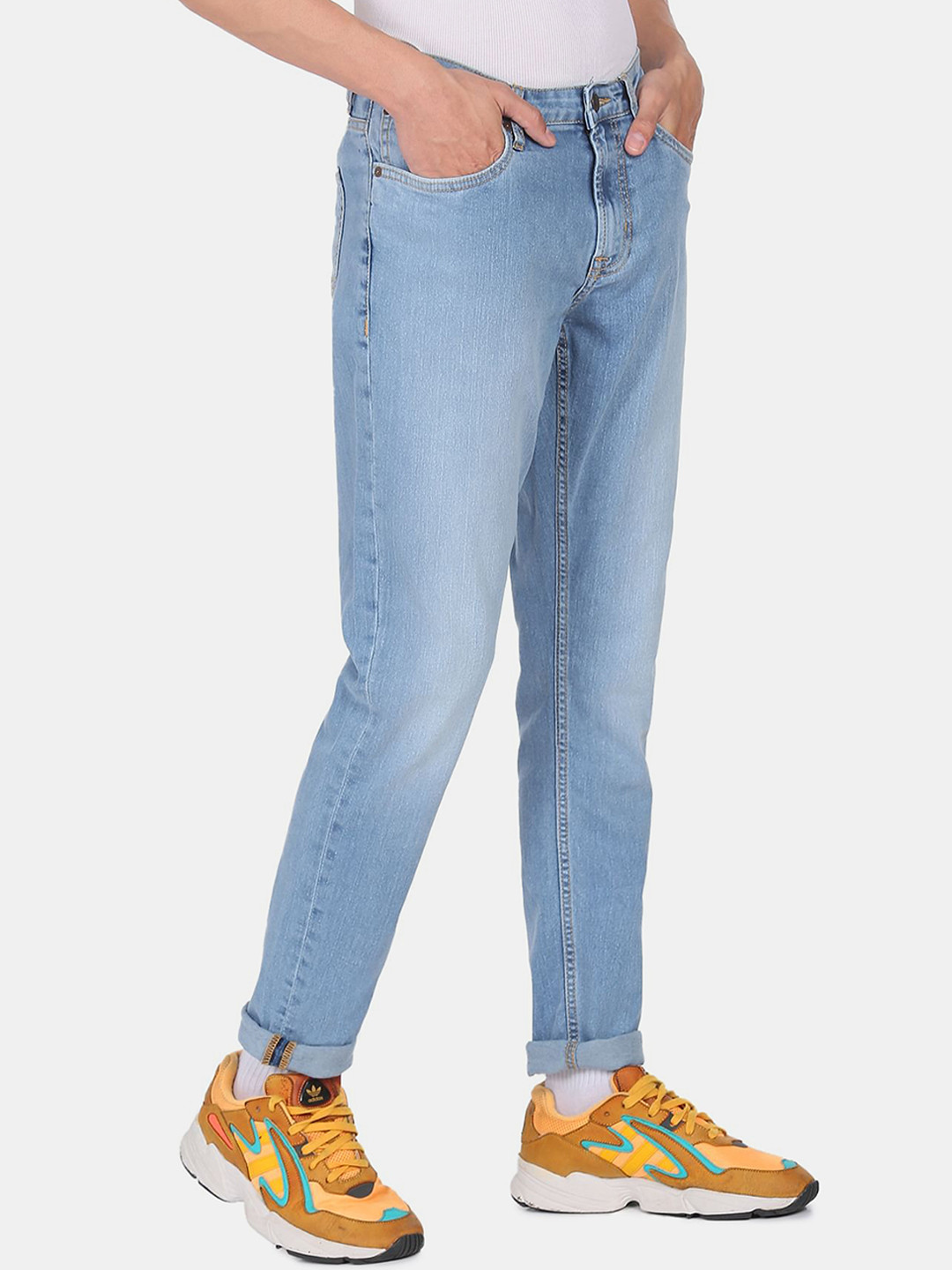 

Aeropostale Men Blue Super Skinny Fit Heavy Fade Jeans