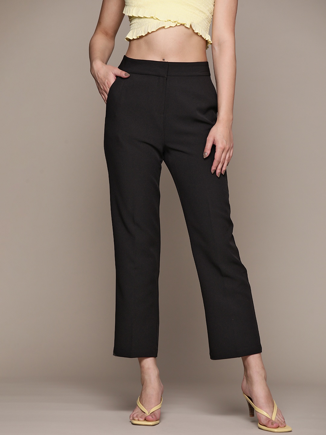 

Ritu Kumar Women Black Trousers