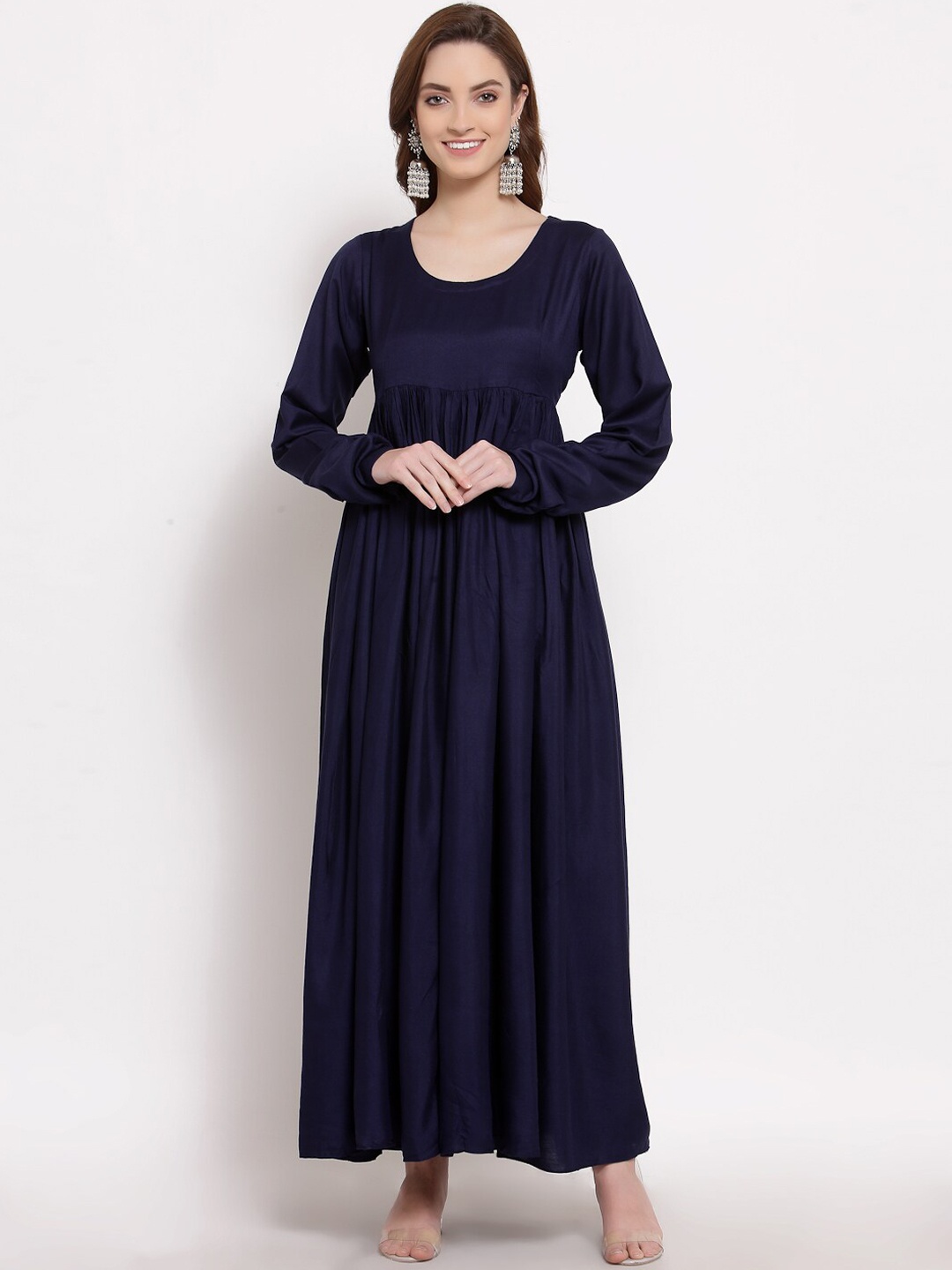 

DUGRI BE THE ONE Navy Blue Maxi Dress