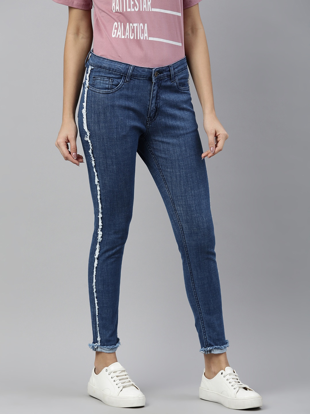 

abof Women Blue Slim Fit Stretchable Jeans