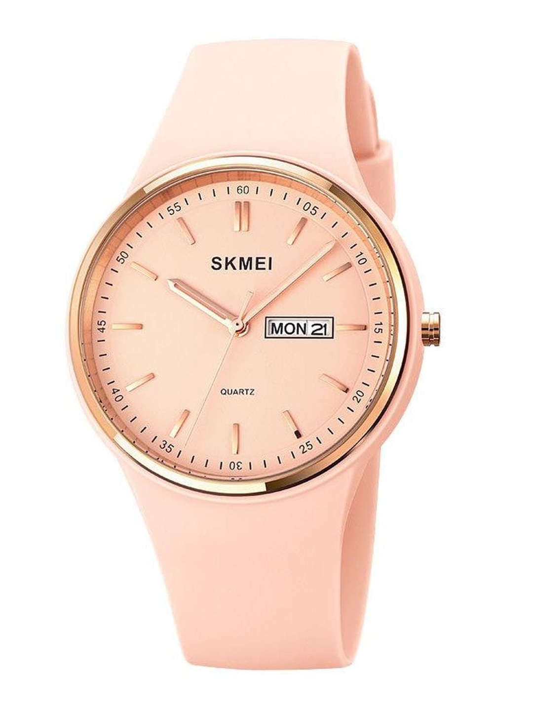 

Skmei Unisex Pink Dial & Pink Straps Analogue Watch Skmei_1747_Pink