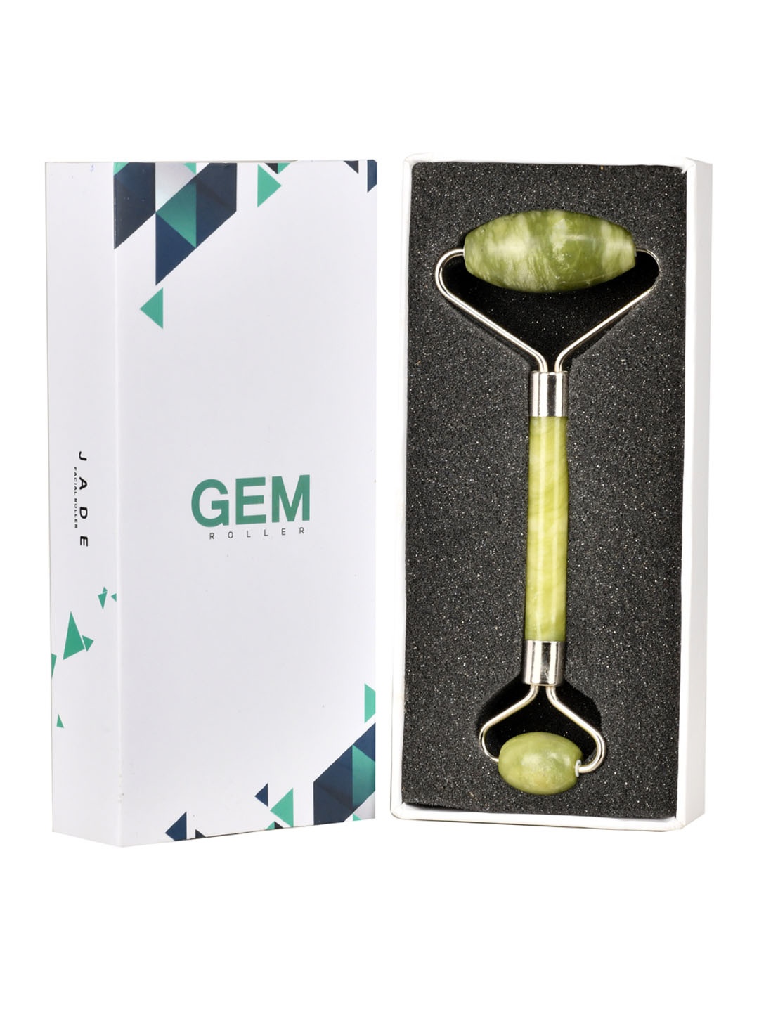 

GEMROLLER Unisex Jade Facial Roller, Green