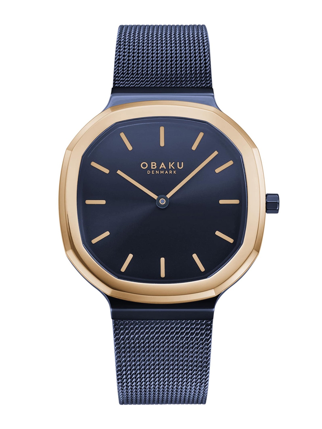 

Obaku Women Blue Brass Dial & Blue Bracelet Style Straps Digital Watch V253LXSLML