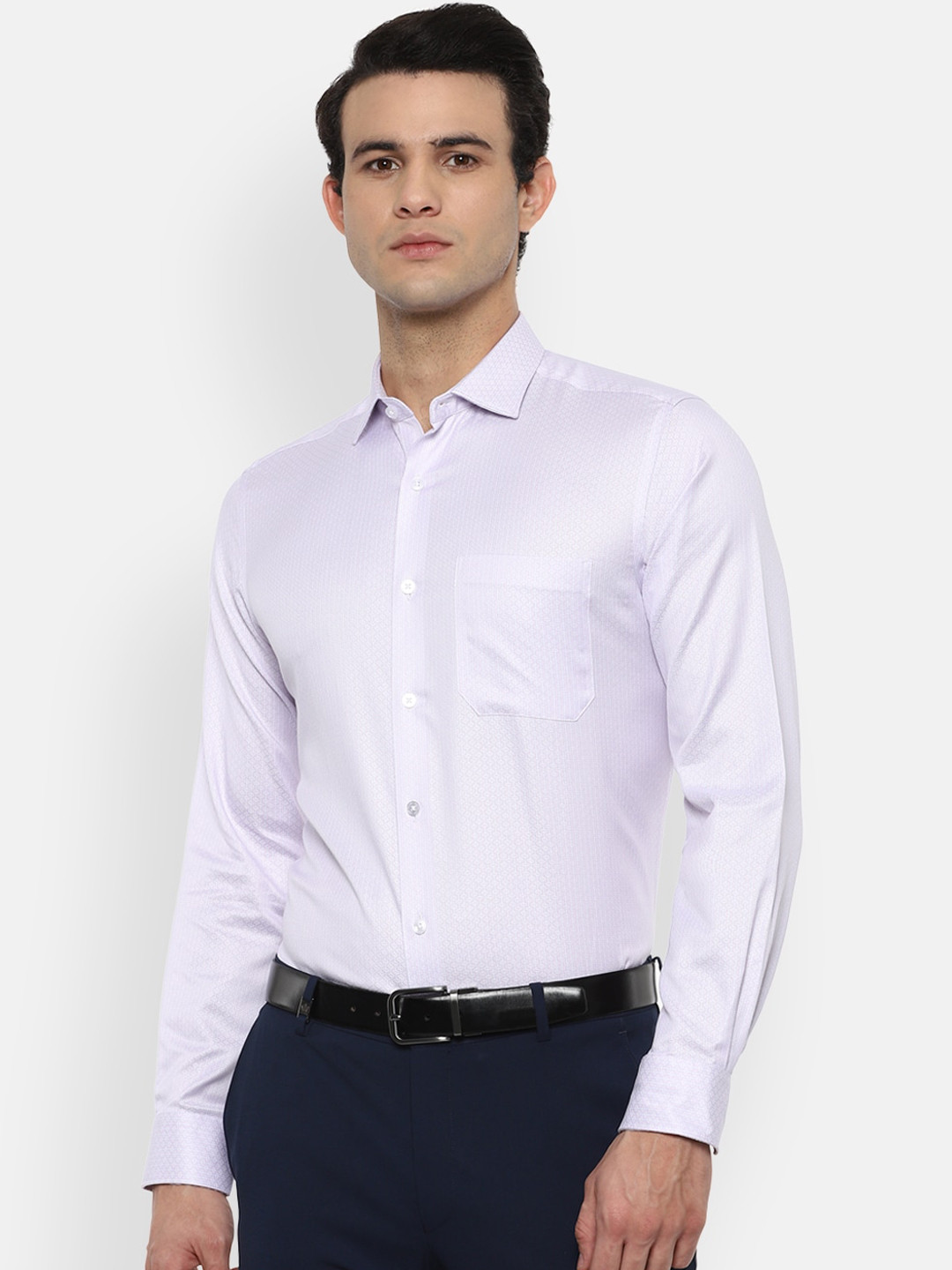 

Louis Philippe Gods & Kings Men Blue Slim Fit Opaque Formal Shirt