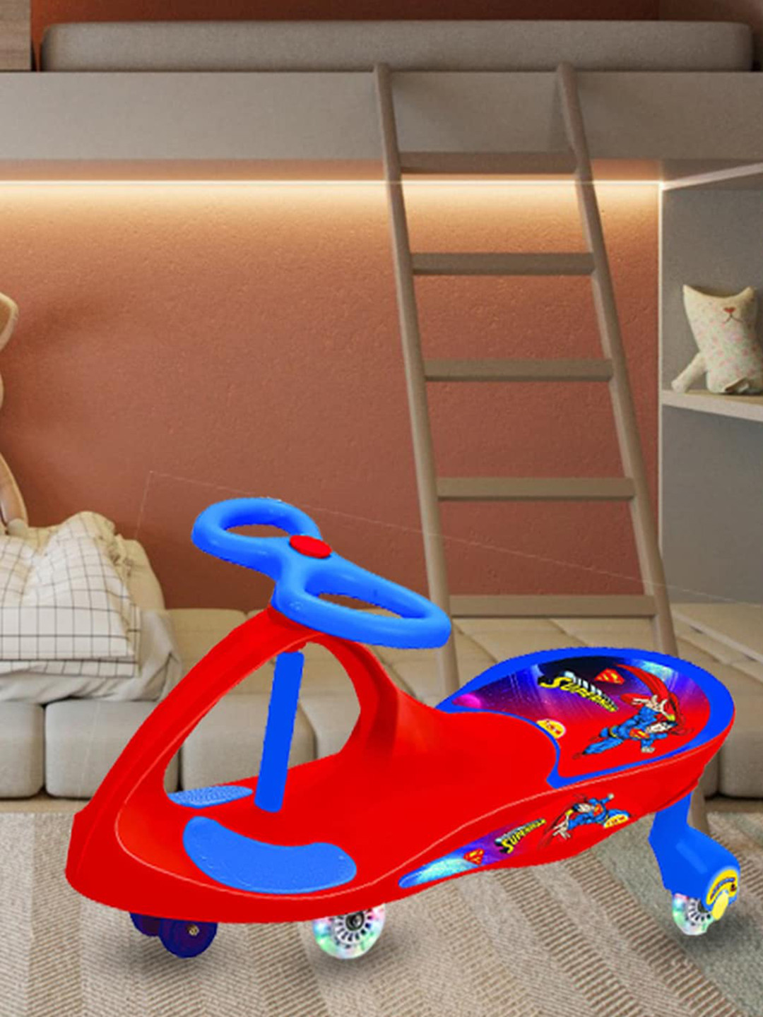 

Toyzone Kids Red & Blue Magic Swing Car