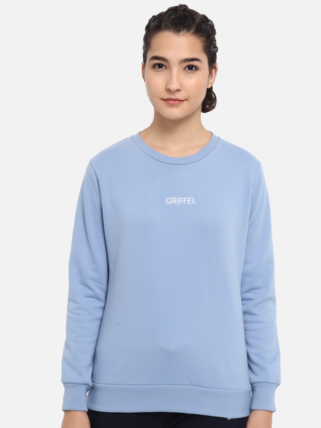 

GRIFFEL Women Blue Sweatshirt