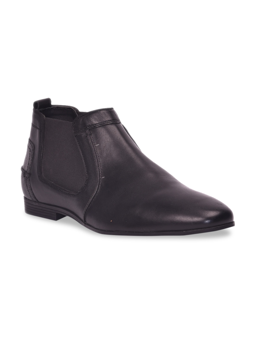 

Pavers England Men Black Leather Flat Boots