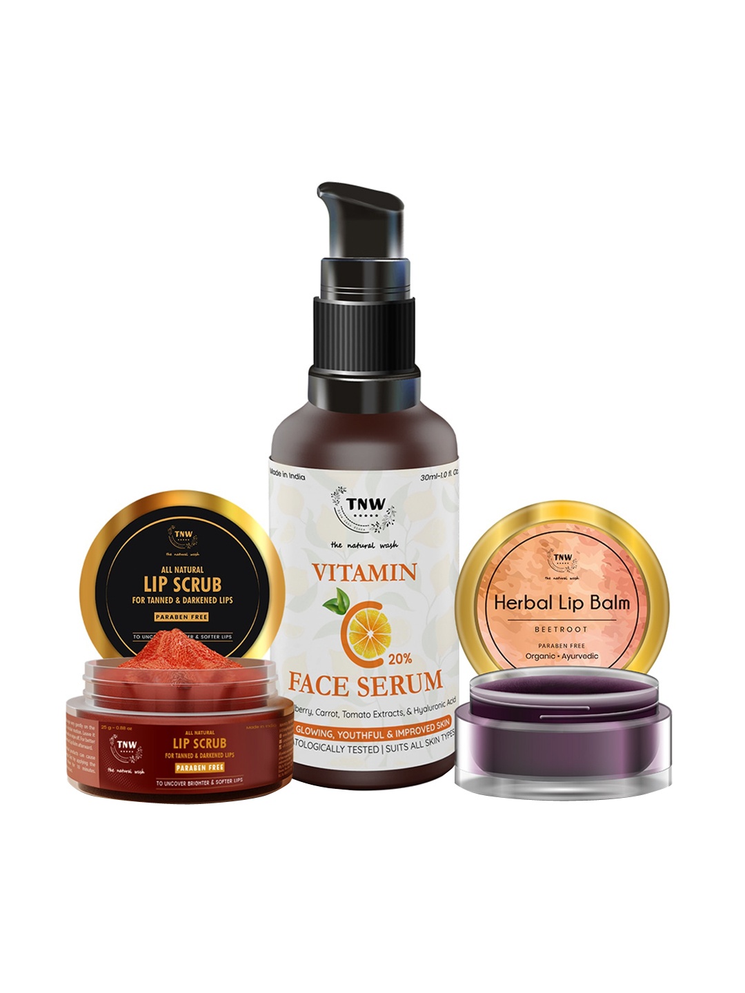 

TNW the natural wash Skincare Gift Set, Brown